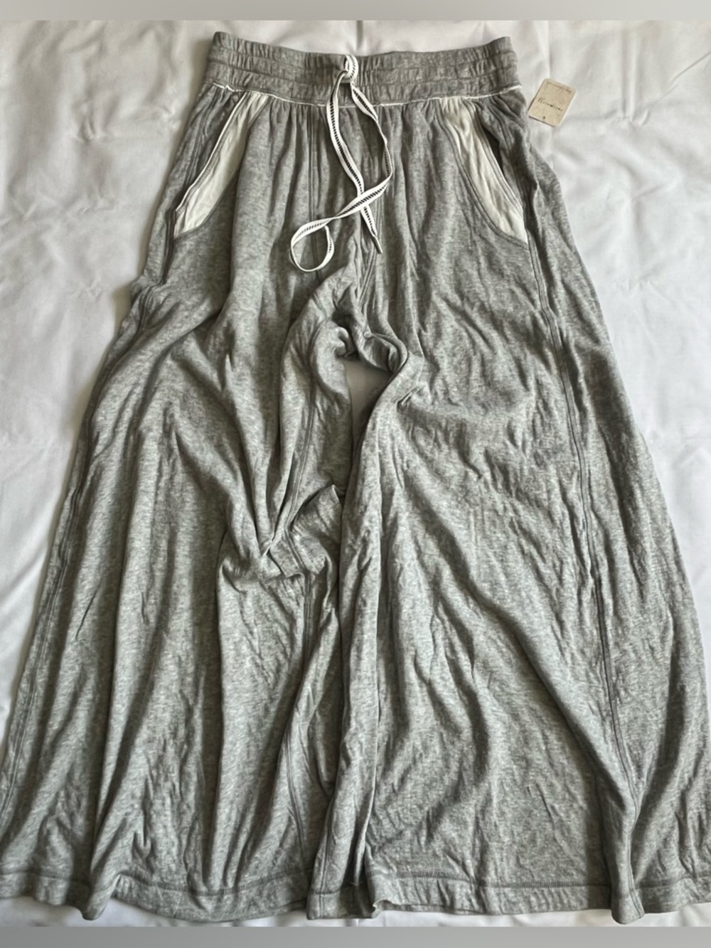 NWT. Free People Intimately. Size Large. ‘Wait a Minute’ Wide Leg Lounge Pants. - Picture 2 of 13